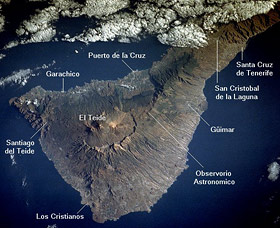 Tenerife - térkép